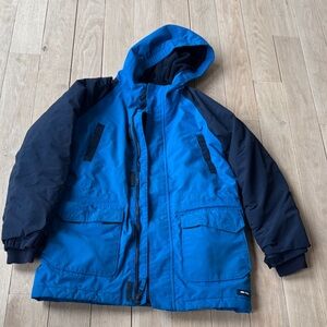 Lands' End Blue Squall insulated parka winter coat